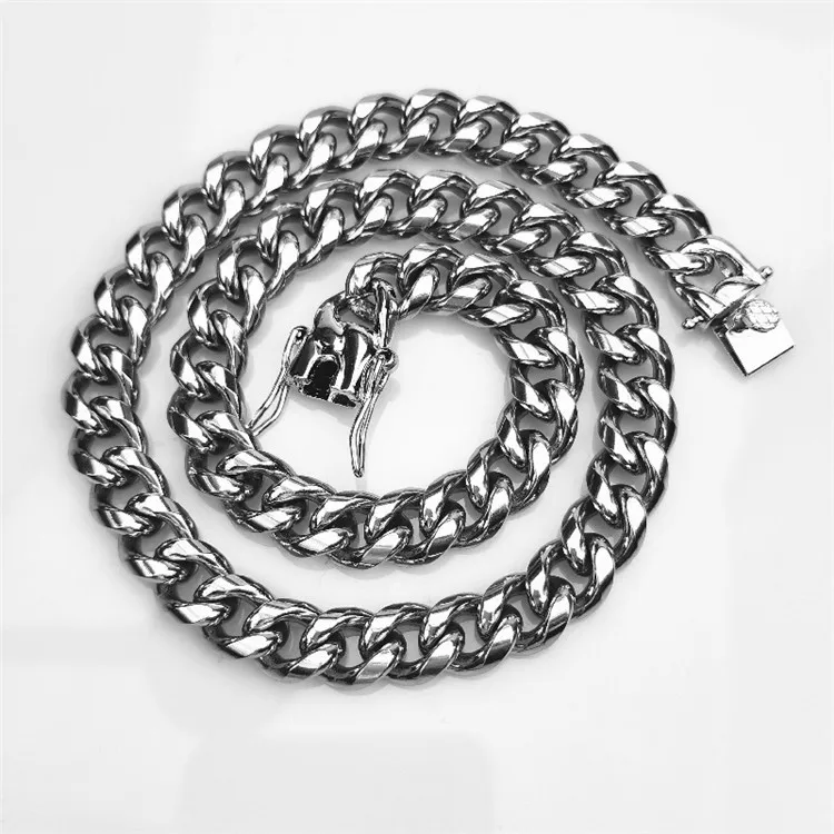 45cm Cuban Necklace Necklace cuban link choker gold silver titanium steel encryption necklace, Silver, gold
45cm Cuban Necklace Necklace cuban link choker gold silver titanium steel encryption necklace, Silver, gold