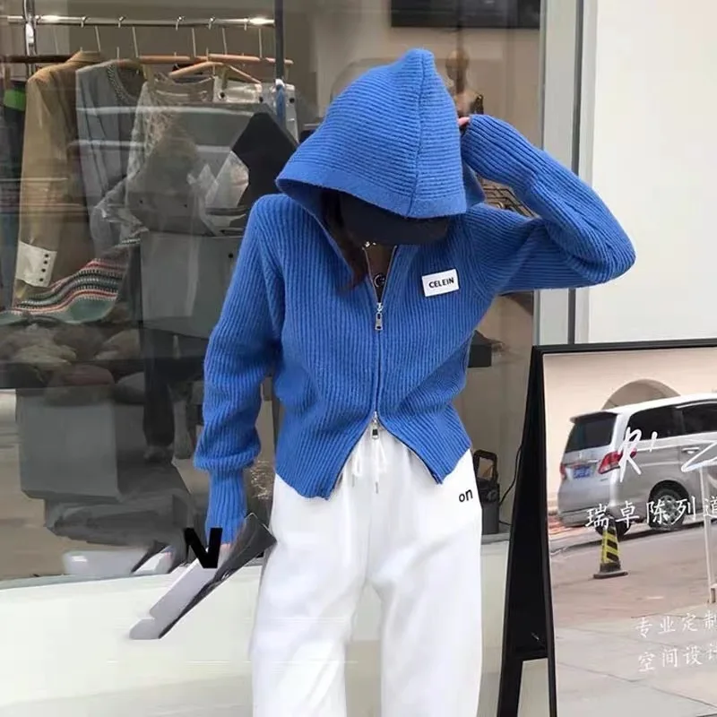 Wholesale autumn and winter ladies hooded sweater fashion thickened zip women Hoodie
Wholesale autumn and winter ladies hooded sweater fashion thickened zip women Hoodie