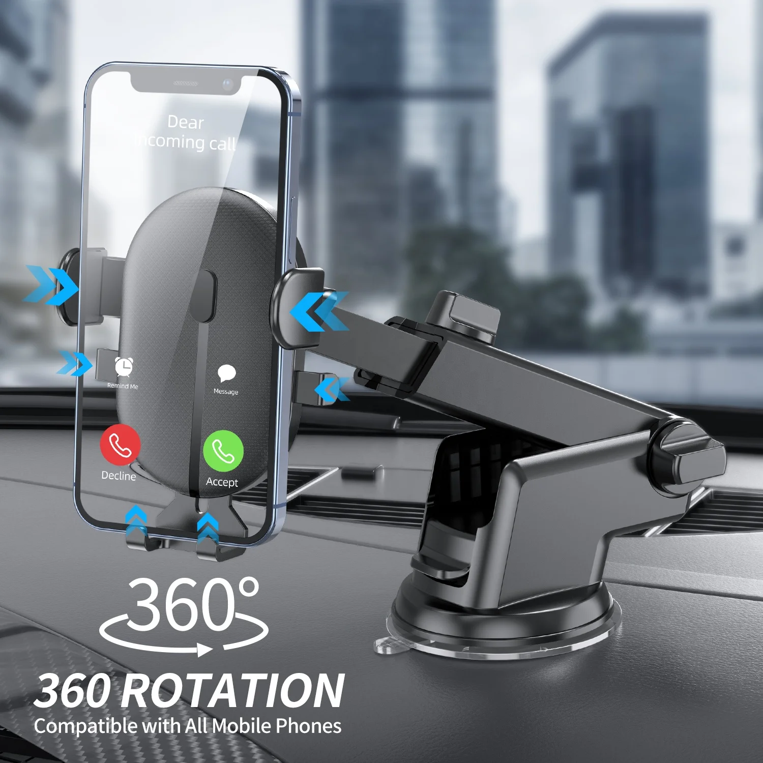USLION Sucker Phone Holder Air Vent Car Phone Holder For iPhone 12 11 Xiaomi Samsung GPS Mobile Phone Mount Support Stand in Car
USLION Sucker Phone Holder Air Vent Car Phone Holder For iPhone 12 11 Xiaomi Samsung GPS Mobile Phone Mount Support Stand in Car