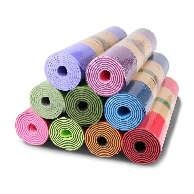Rts 8cm Double Color non-slip Comfortable Fitness Foldable Yoga Mat Eco Friendly TPE Yoga Mat
Rts 8cm Double Color non-slip Comfortable Fitness Foldable Yoga Mat Eco Friendly TPE Yoga Mat