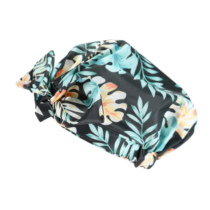 2021 Fashion Botanical Printed Bow Waterproof Hat Adjustable Satin Comfortable Shower Hat for Dry Hair Shower, Multiple colour
2021 Fashion Botanical Printed Bow Waterproof Hat Adjustable Satin Comfortable Shower Hat for Dry Hair Shower, Multiple colour