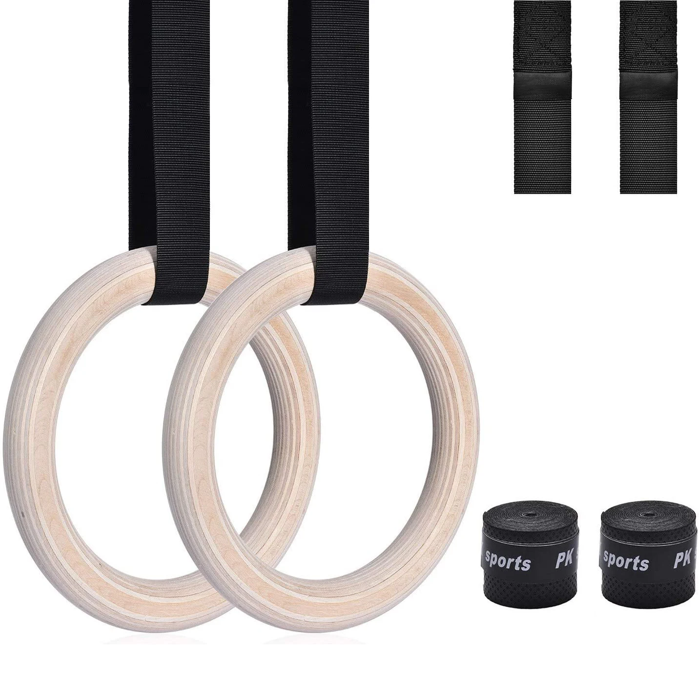 1.25'' wooden Rings for Core Workout Bodyweight Training, Customizable
1.25'' wooden Rings for Core Workout Bodyweight Training, Customizable