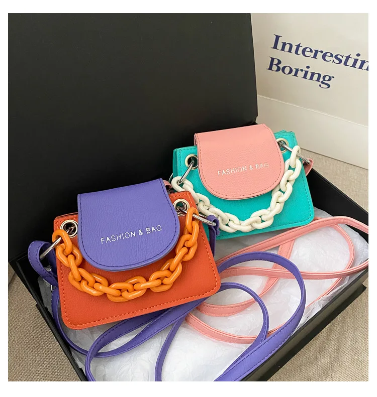 Youth Ladies Simple Versatile Crossbody Bag Acrylic Chain Single Shoulder Casual Mini Bags Women Handbags
Youth Ladies Simple Versatile Crossbody Bag Acrylic Chain Single Shoulder Casual Mini Bags Women Handbags