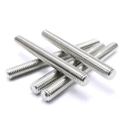 China supplier titanium Grade F2 m10 stud bolt with 2 nuts