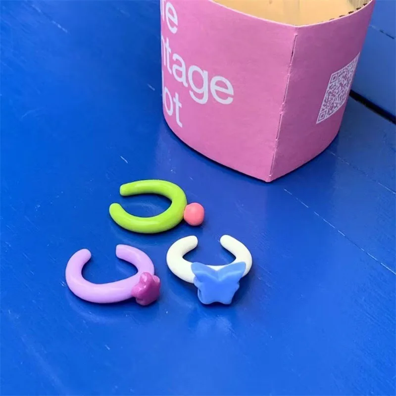 YN-584 Multi-color Geometric Ring Children Plastic Rings Animal Shape Cute Butterfly Flower Baby Girls Rings Set, Gold & rhinestone
YN-584 Multi-color Geometric Ring Children Plastic Rings Animal Shape Cute Butterfly Flower Baby Girls Rings Set, Gold & rhinestone
