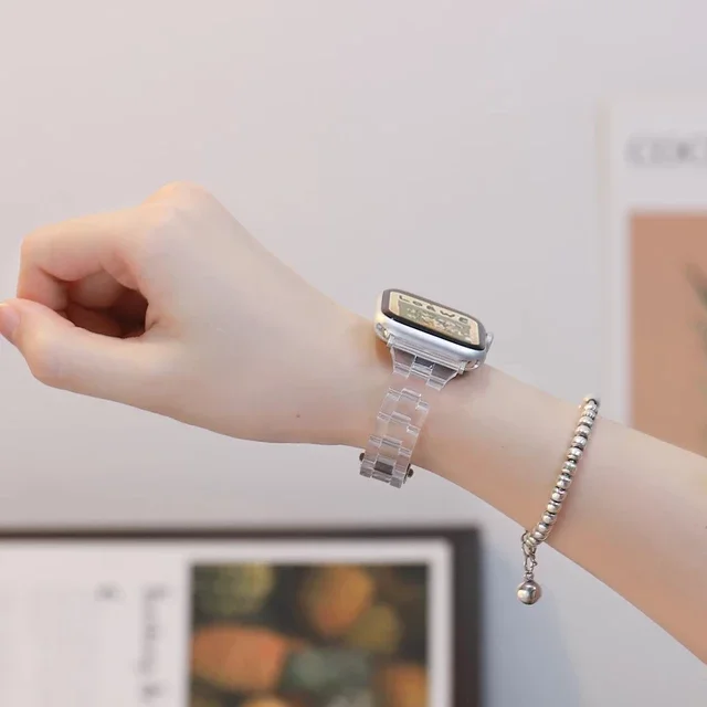 slim waist transparent Loop strap for iwatch band 44mm 40mm 38mm 42mm clear bracelet resin watch strap for apple watch series 6, Black,gold,blue,red
slim waist transparent Loop strap for iwatch band 44mm 40mm 38mm 42mm clear bracelet resin watch strap for apple watch series 6, Black,gold,blue,red