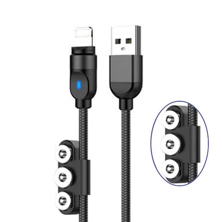 NEW Portable Rotating Magnetic 360 USB Charging Cables Fast Charging for Apple Android Type C
NEW Portable Rotating Magnetic 360 USB Charging Cables Fast Charging for Apple Android Type C