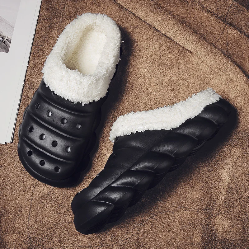 Clogs Men's Women's Clogs Sandalias Proof Zapatillas Big Size Sandals winter warm Clogs with fur, Color acceptable
Clogs Men's Women's Clogs Sandalias Proof Zapatillas Big Size Sandals winter warm Clogs with fur, Color acceptable