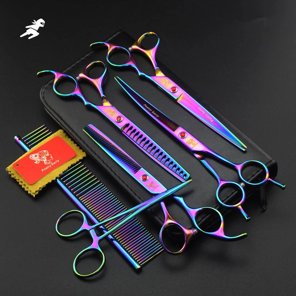 7.0 inch LQ15-70 Veterinary Animal Shaped Scissors Pet Grooming Scissors Pet Fishbone Teeth 4 scissors set
7.0 inch LQ15-70 Veterinary Animal Shaped Scissors Pet Grooming Scissors Pet Fishbone Teeth 4 scissors set