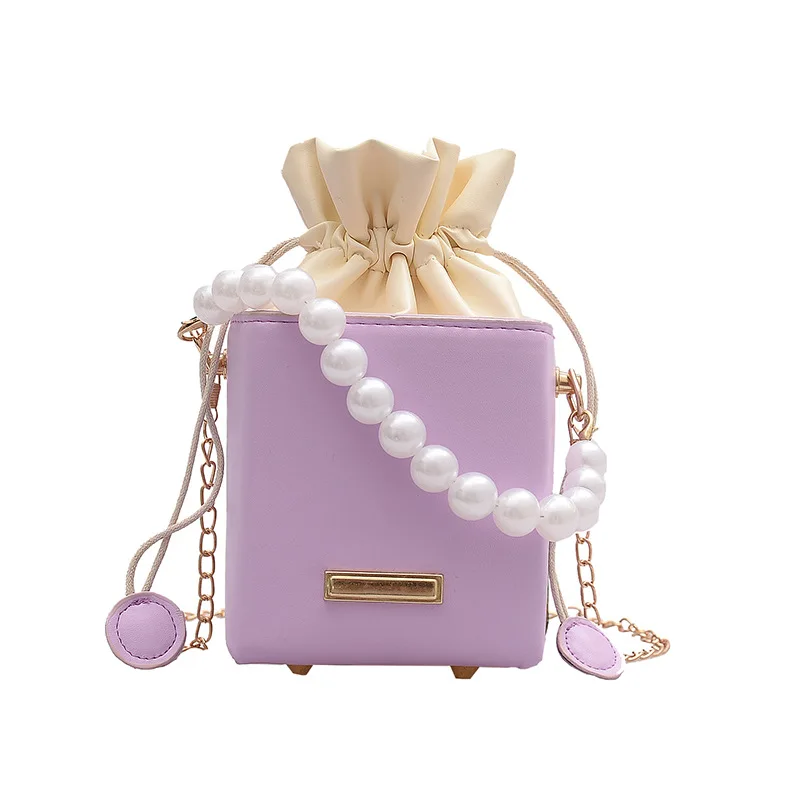 SP636 2021 summer new women's messenger bag fashion chain shoulder bag mini pearl bucket bag, Multi colors
SP636 2021 summer new women's messenger bag fashion chain shoulder bag mini pearl bucket bag, Multi colors