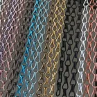 Screen Aluminum Double Hooks Chain Fly Screen Curtain For Room Dividers