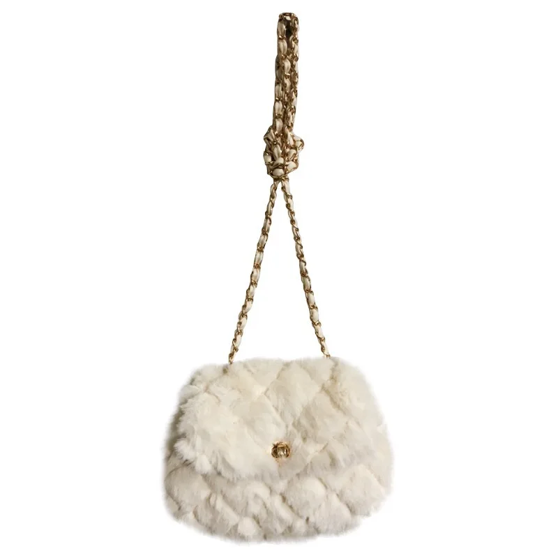 Jtfur Women fashion fur handbag female pure color rhombus chain lamb wool bags, Customized color
Jtfur Women fashion fur handbag female pure color rhombus chain lamb wool bags, Customized color