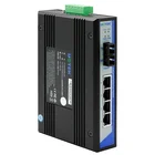 1 Optical Fiber 4 RJ-45 Ports Industrial Gigabit Unmanaged Ethernet Switch