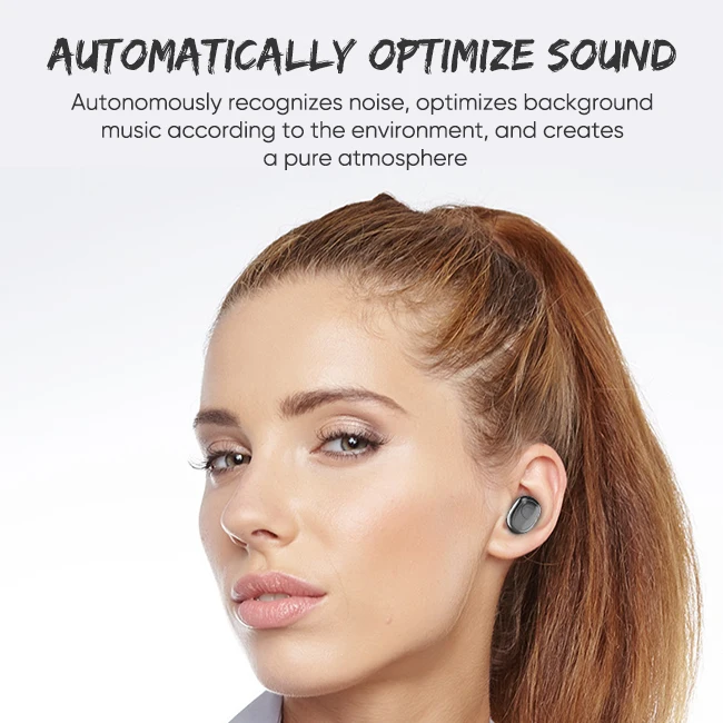 Waterproof CE RoHS FCC TWS V5.0 Stereo G6S Wireless Earphone Headset Headphone - ANKUX.COM