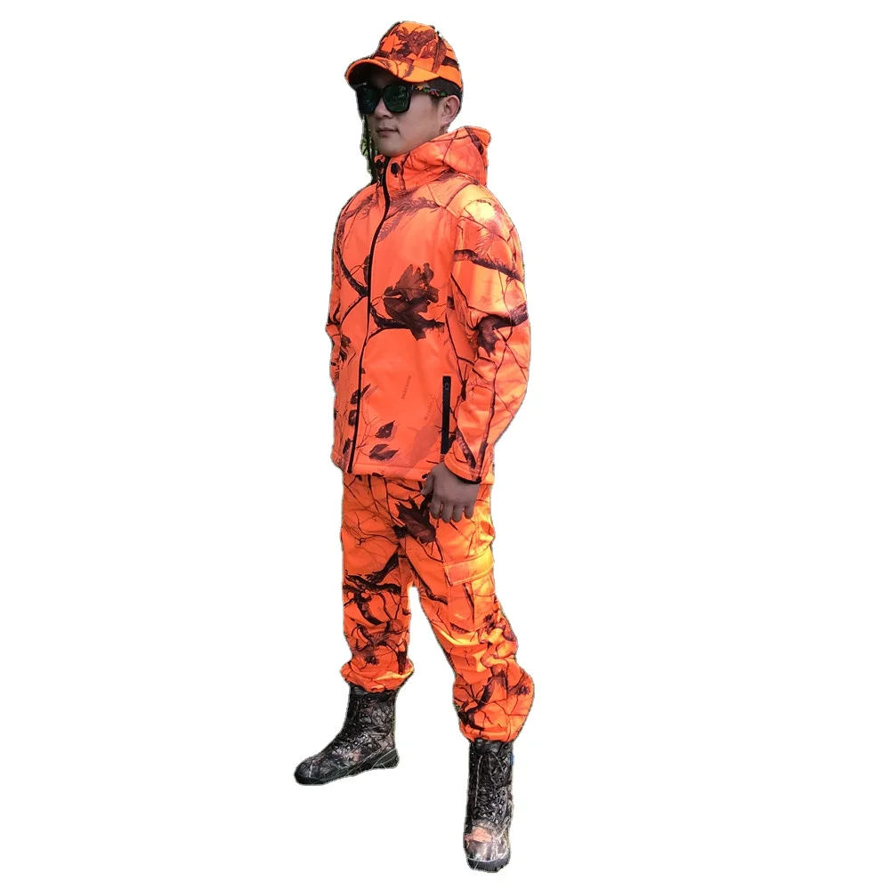 outdoor hunting camouflage Clothing orange jacket pants suit sport Custom OEM order logo wholesale
outdoor hunting camouflage Clothing orange jacket pants suit sport Custom OEM order logo wholesale