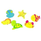 Hot popular OEM juguetes al por mayor non-toxic letters and eva foam bath toy animal
