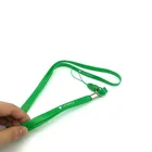 Custom Rubber Silicone Hand Wrist Neck Lanyards For Phone Id Name Card Strap