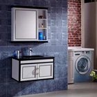 Elegant Bathroom wash basin mirror cabinet vanity with sink