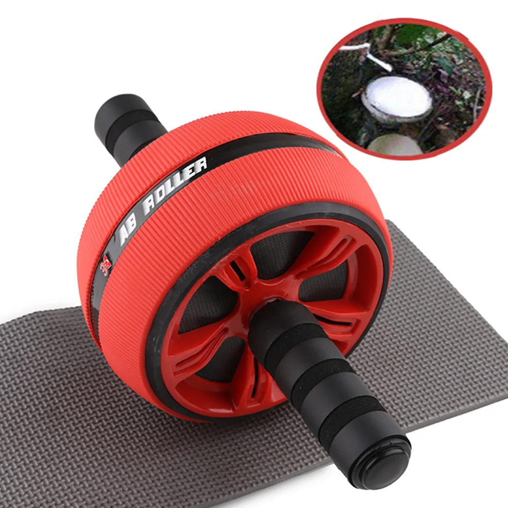 Large Silent TPR Abdominal Wheel Roller Trainer Fitness Equipment Gym Home Exercise Body Building Abdominal Roller 
Large Silent TPR Abdominal Wheel Roller Trainer Fitness Equipment Gym Home Exercise Body Building Abdominal Roller