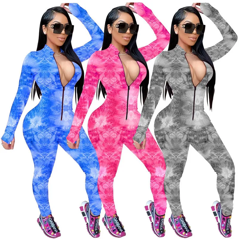 2020 New Fashion Sportswear Sexy Slim Fit Bodysuit Gradient Printing Zipper Long Sleeves Women One Piece Jumpsuits, Multi color
2020 New Fashion Sportswear Sexy Slim Fit Bodysuit Gradient Printing Zipper Long Sleeves Women One Piece Jumpsuits, Multi color