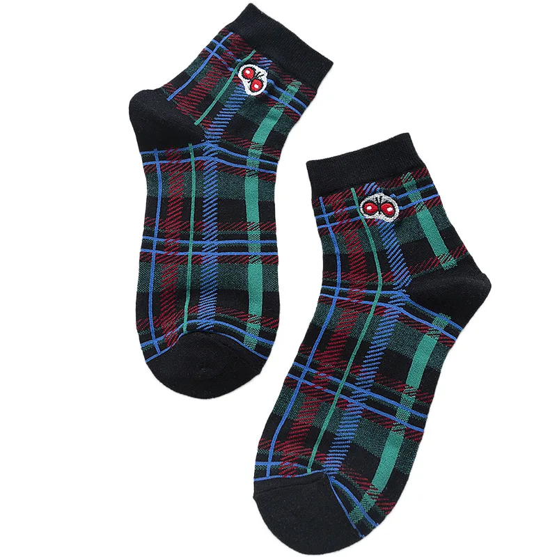 Socks Children Cotton Medium Tube Japanese Plaid Color Contrast Butterfly Embroidery Female Socks Sweet Cute College Socks
Socks Children Cotton Medium Tube Japanese Plaid Color Contrast Butterfly Embroidery Female Socks Sweet Cute College Socks