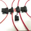 3 5 15 20 25 30 A Waterproof Automotive Blade Inline Fuse Holder with Small Fuse Harness Box and 16 AWG Wire on stock