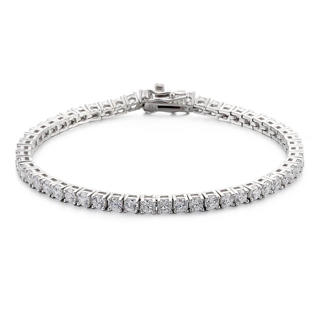 Iced Out 3MM Cubic Zircon Bracelet Silver 925 Tennis Bracelet Women Men Diamond Jewelry 925 Sterling Silver Tennis Bracelet
Iced Out 3MM Cubic Zircon Bracelet Silver 925 Tennis Bracelet Women Men Diamond Jewelry 925 Sterling Silver Tennis Bracelet