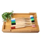Children's Cartoon Cute Bamboo Toothbrush With Logo