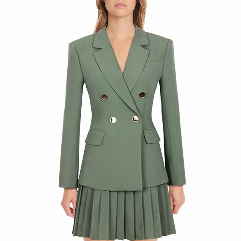 2021 new arrivals hot selling spring collection cotton fabric women leisure pleated skirt suits
2021 new arrivals hot selling spring collection cotton fabric women leisure pleated skirt suits