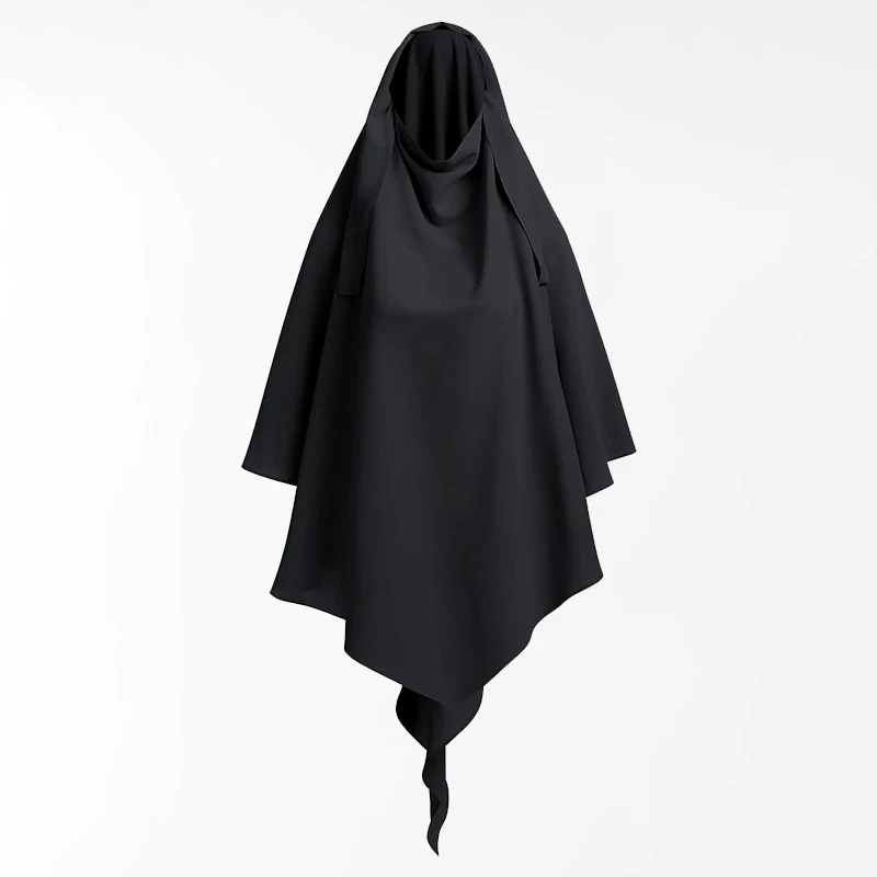 Factory direct sele chiffon one layer jilbab khimar wholesale breathable chiffon black long khimar hijab
Factory direct sele chiffon one layer jilbab khimar wholesale breathable chiffon black long khimar hijab