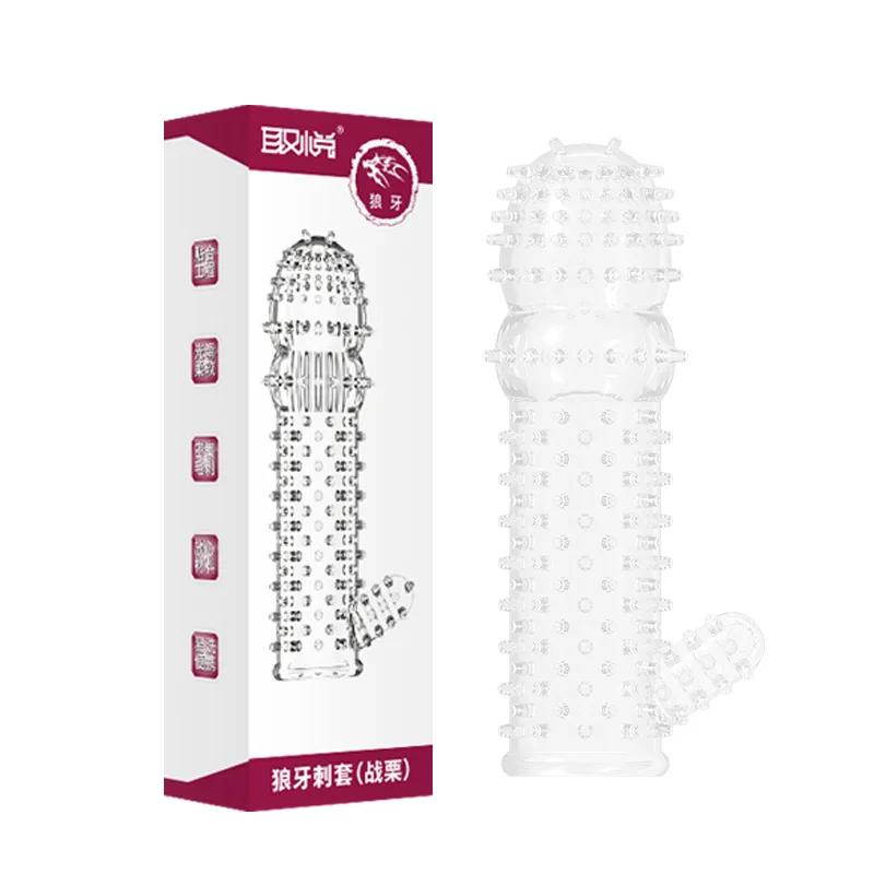 Adult products dragon root condom male wolf tooth lengthening and thickening male root stimulation safety condom
Adult products dragon root condom male wolf tooth lengthening and thickening male root stimulation safety condom