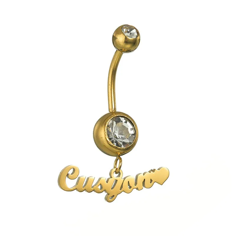 Dangle Personalized Custom Name Navel Belly Rings Ring Body Jewelry for women and men
Dangle Personalized Custom Name Navel Belly Rings Ring Body Jewelry for women and men