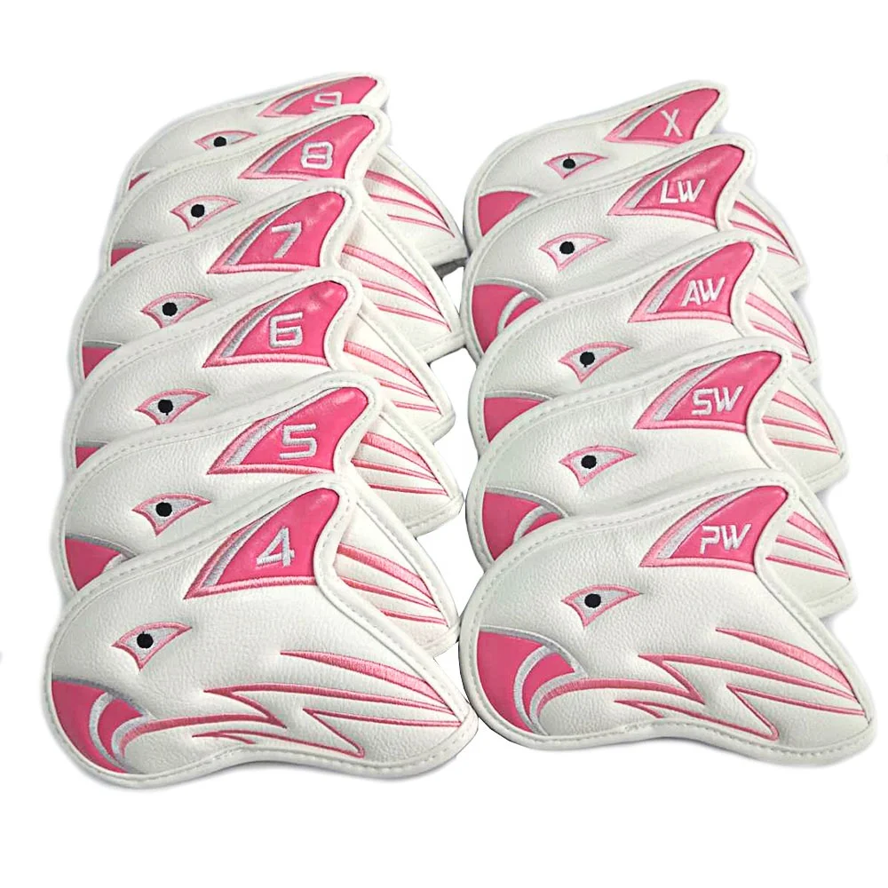 Wholesale Black Water Resistant Durable 11pcs/ sets eagle pattern Pu Leather Golf Irons HeadCover, Orange , red ,pink ,blue
Wholesale Black Water Resistant Durable 11pcs/ sets eagle pattern Pu Leather Golf Irons HeadCover, Orange , red ,pink ,blue