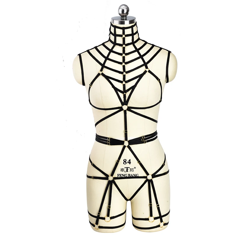 Black Sexy Bra Strapless Adjustable Open Chest Cage Bra Polyester Body Harness Bondage Harness Bar Club Fetish Cloth Transparent
Black Sexy Bra Strapless Adjustable Open Chest Cage Bra Polyester Body Harness Bondage Harness Bar Club Fetish Cloth Transparent