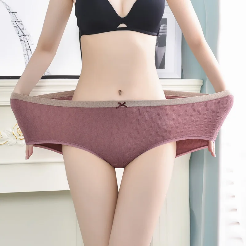 New women's cotton plus size mid rise comfortable breathable seamless underwear briefs panties high quality, Customized color
New women's cotton plus size mid rise comfortable breathable seamless underwear briefs panties high quality, Customized color