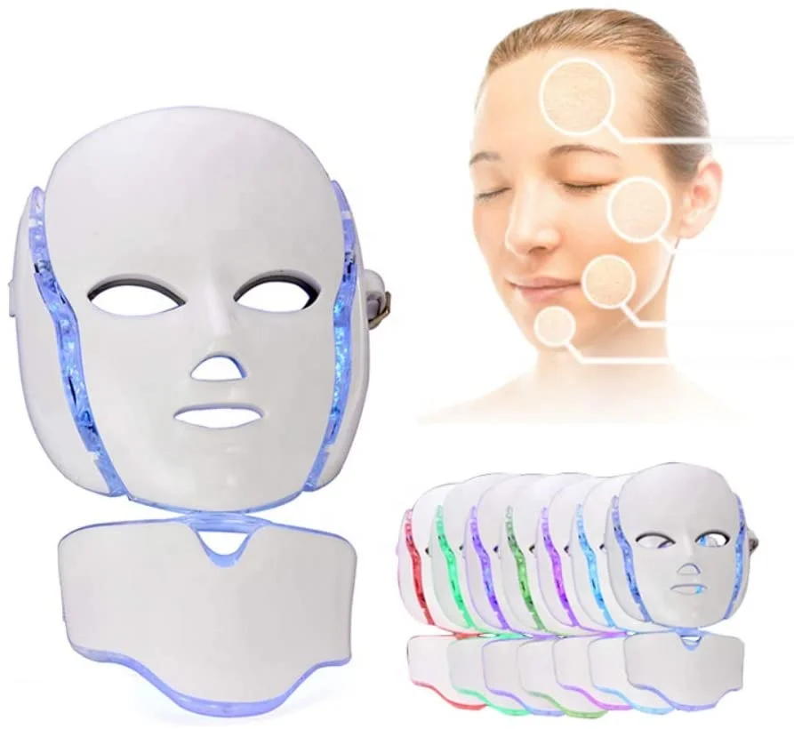 7 LED Photon Light Mask for Face and Neck Skin Rejuvenation Light Therapy Facial Optical Cosmetic Mask
7 LED Photon Light Mask for Face and Neck Skin Rejuvenation Light Therapy Facial Optical Cosmetic Mask