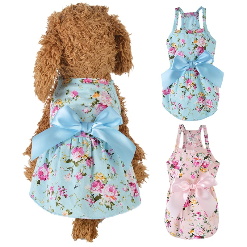 Dog Cute Floral Bow Dresses Pet Dog Wedding Dress For Small Dogs Puppy Cat Supplies, 2color
Dog Cute Floral Bow Dresses Pet Dog Wedding Dress For Small Dogs Puppy Cat Supplies, 2color