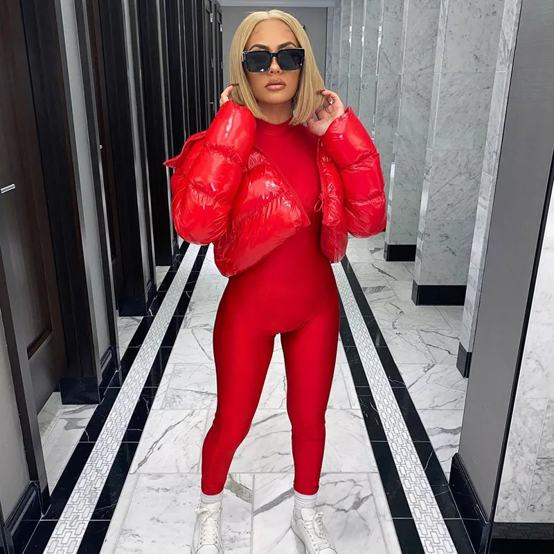 Round Stand Up Collar Back Zipper Slim Fit Long Sleeved Jumpsuit
Round Stand Up Collar Back Zipper Slim Fit Long Sleeved Jumpsuit