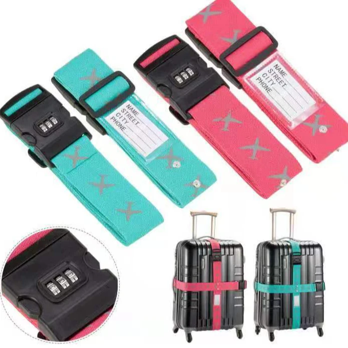 Wholesale Adjustable Safety Travel Heavy Duty With security combination lock print Personalized Custom Luggage Belt
Wholesale Adjustable Safety Travel Heavy Duty With security combination lock print Personalized Custom Luggage Belt