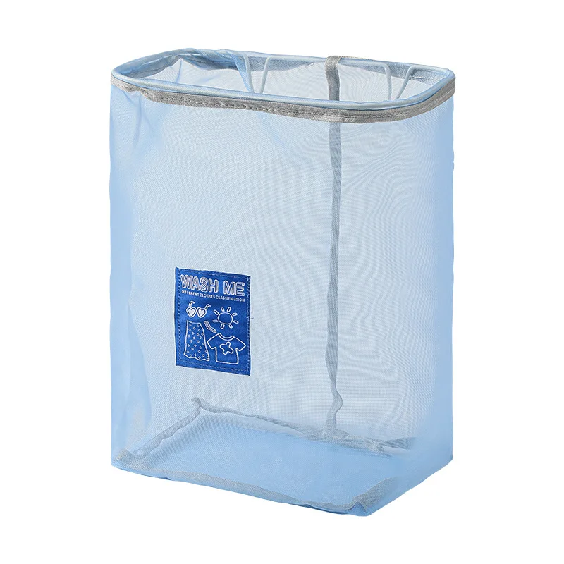 Household Nylon Mesh Folding Collapsible Laundry Basket Bag Hanging Portable Washing Laundry Hamper Basket
Household Nylon Mesh Folding Collapsible Laundry Basket Bag Hanging Portable Washing Laundry Hamper Basket