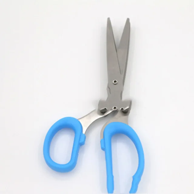 K689 New 19cm 5 Layers Kitchen Scissor Shredded Chopped Scallion Cutter Herb Laver Spices Kitchen Cook Scissor