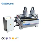 SM-1530-2H double heads factory price supply NC studio controller CNC Wood cutting furniture Carving Machine CNC Router
