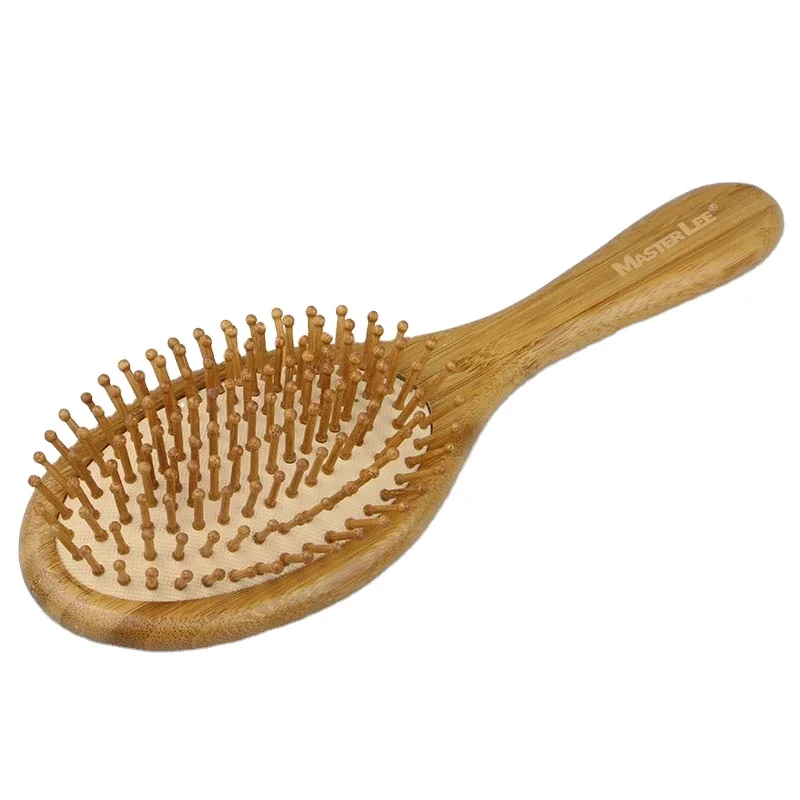 

Masterlee Brand Hot Sale Professional Natural Bamboo Scalp Massage Combs mini Hair Brush, Natural color