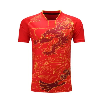 Table Tennis Shirt Women / Men table tennis jersey Made in China, Red, black,blue 
Table Tennis Shirt Women / Men table tennis jersey Made in China, Red, black,blue