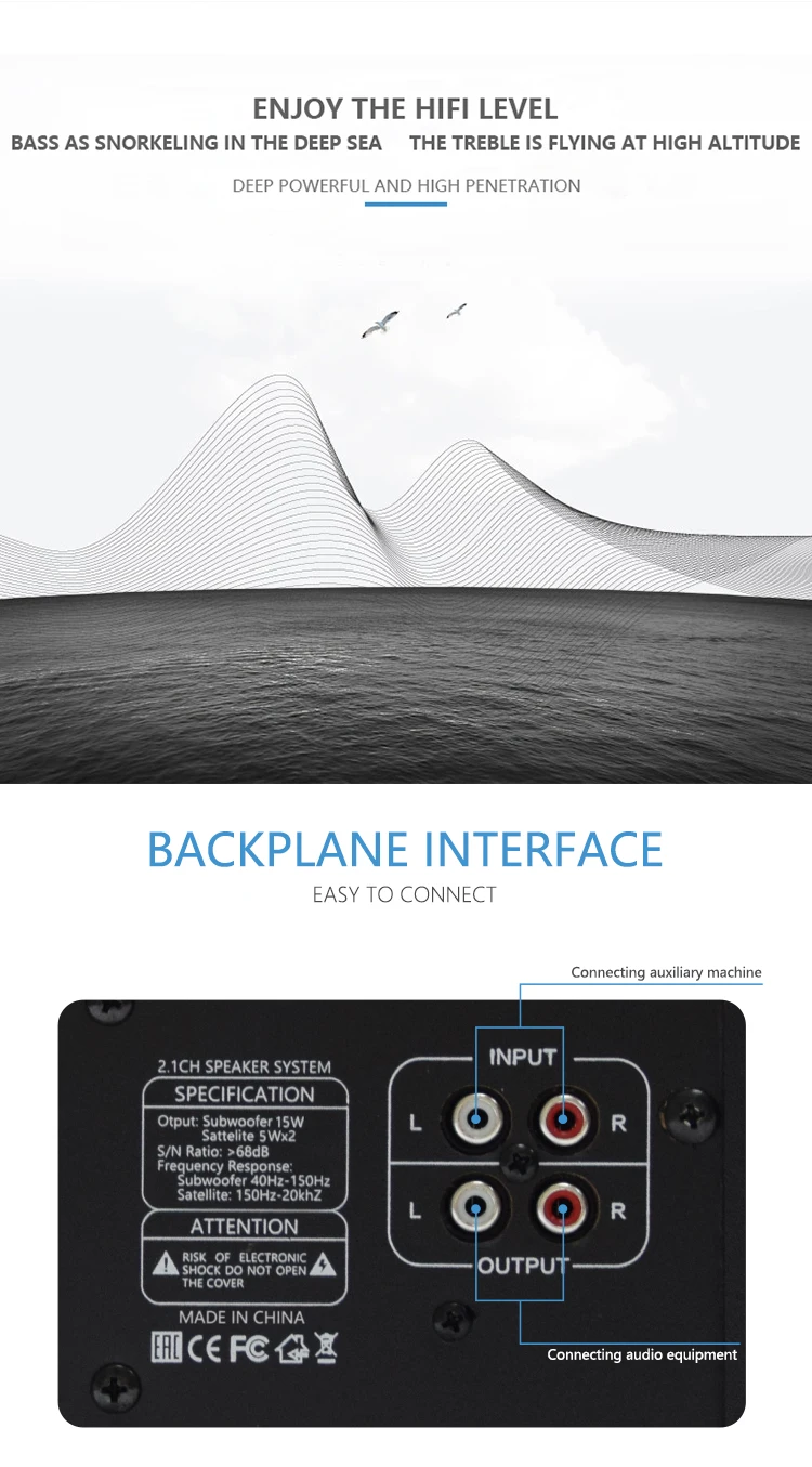 Best Loud Active 2.1 Home Theater Super Bass Multimedia Professional Speaker - ANKUX.COM
