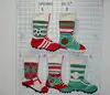 Sport football style socks Wholesale christmas decoration