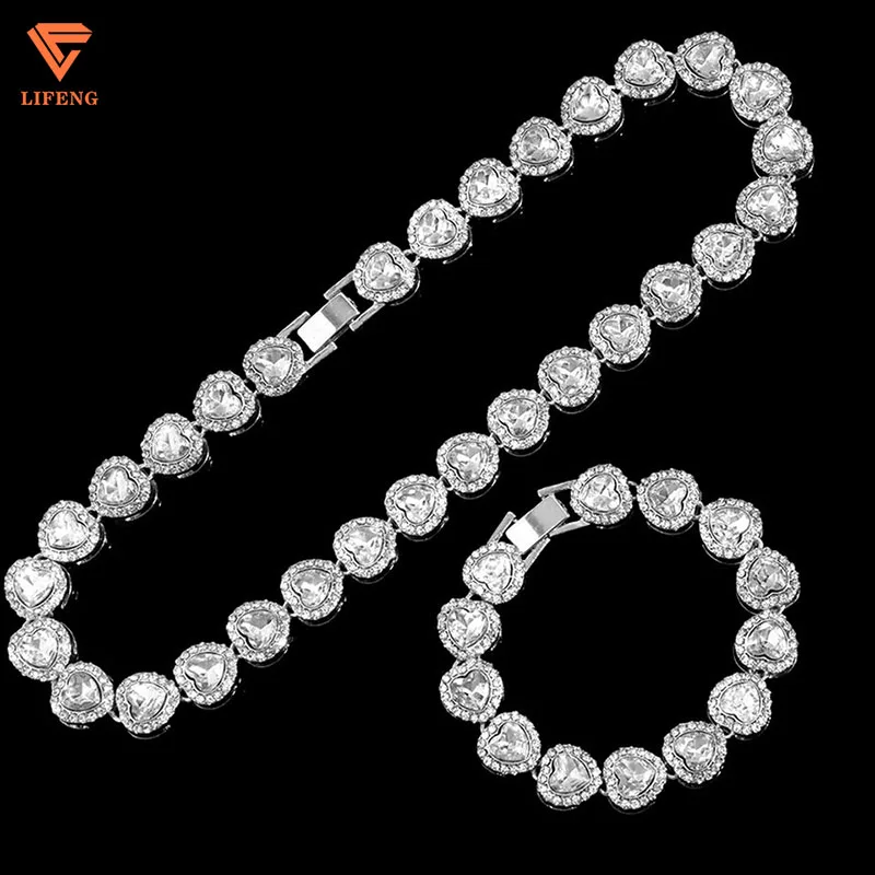 Luxury Fashion Jewelry Tennis Necklace Truly Gold-plated Heart Shape Moissanite Iced Out Hip Hop Tennis Chain Necklace
Luxury Fashion Jewelry Tennis Necklace Truly Gold-plated Heart Shape Moissanite Iced Out Hip Hop Tennis Chain Necklace