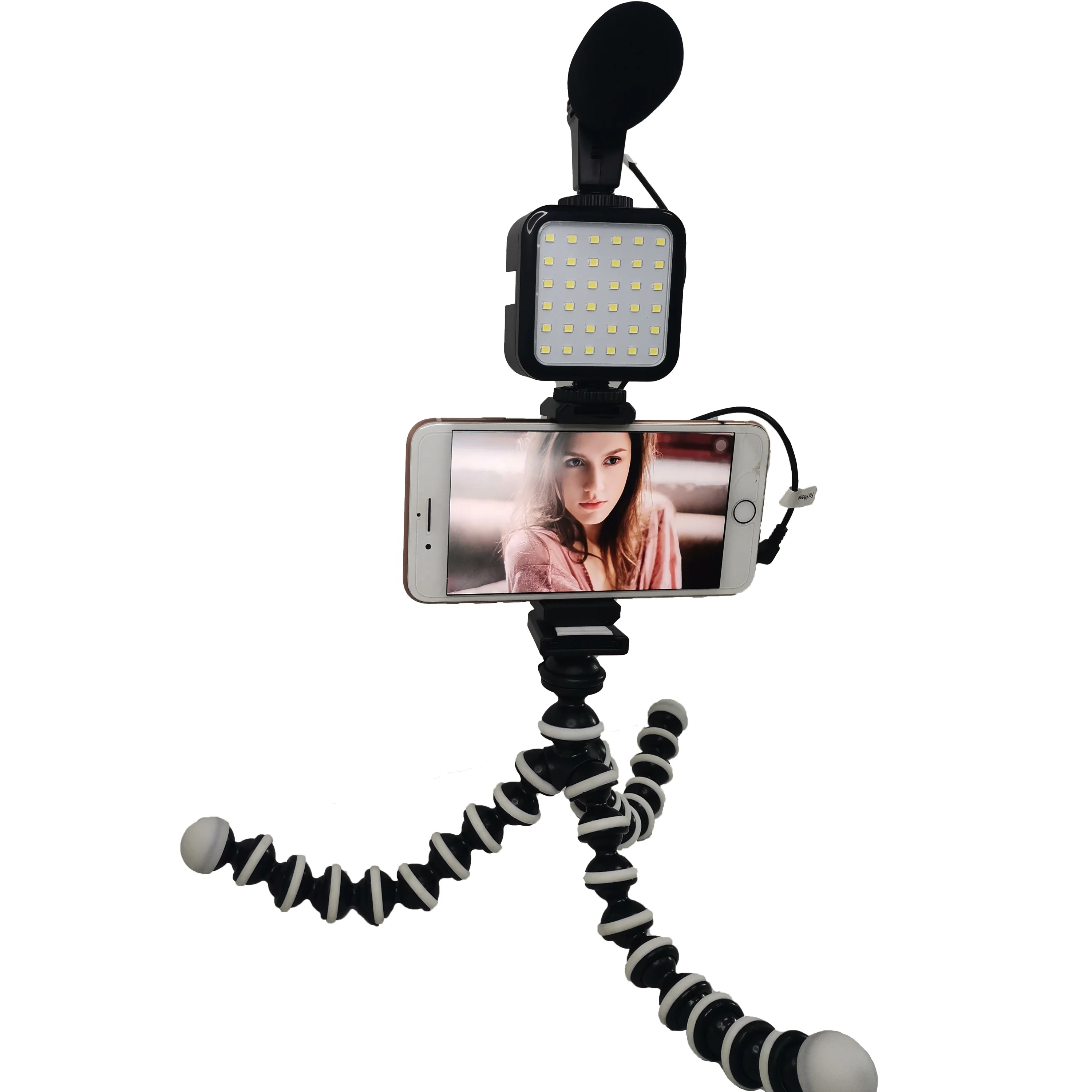 Simon Tech 2021 New Style Portable Vlog Video Shooting Kit Online Live Streaming Equipment With Microphone, Black
Simon Tech 2021 New Style Portable Vlog Video Shooting Kit Online Live Streaming Equipment With Microphone, Black