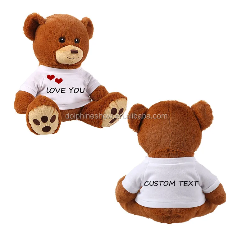 newest custom cute stuffed plush teddy bear soft