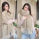 Weaving Fashion Scarf Blanket Long Warm Winter Man Thick Designer Lady Woman Shawl Big